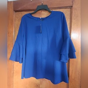 NWT Lane Bryant Tiered Bell Sleeve top, 14/16
